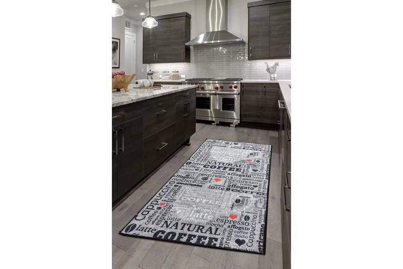 Tugrul Matta 120x180 cm - Grå/Sammet - Textil & mattor - Mattor - Modern matta - Friezematta