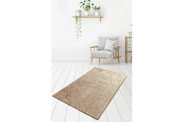 Iravathe Entrematta 100x300 cm - Beige/Sammet - Textil & mattor - Mattor - Modern matta - Gångmattor