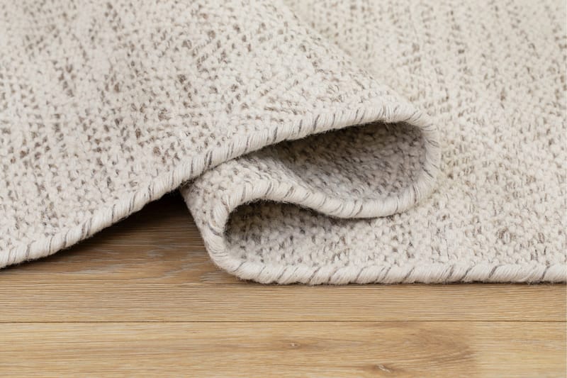 Gåsöga Ullmatta 160x230 cm Rektangulär - Beige - Textil & mattor - Mattor - Modern matta - Ullmatta