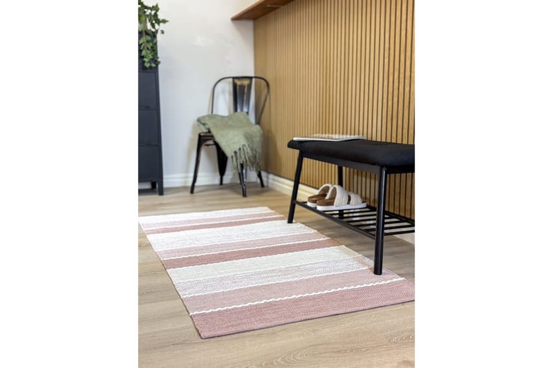 Garnmatta Båstad - 75x220 cm, Gammelrosa - Textil & mattor - Mattor - Modern matta - Bomullsmatta