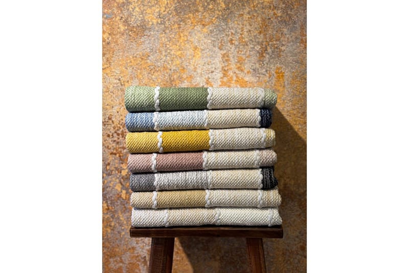 Garnmatta Båstad - 75x220 cm, Grön - Textil & mattor - Mattor - Modern matta - Bomullsmatta