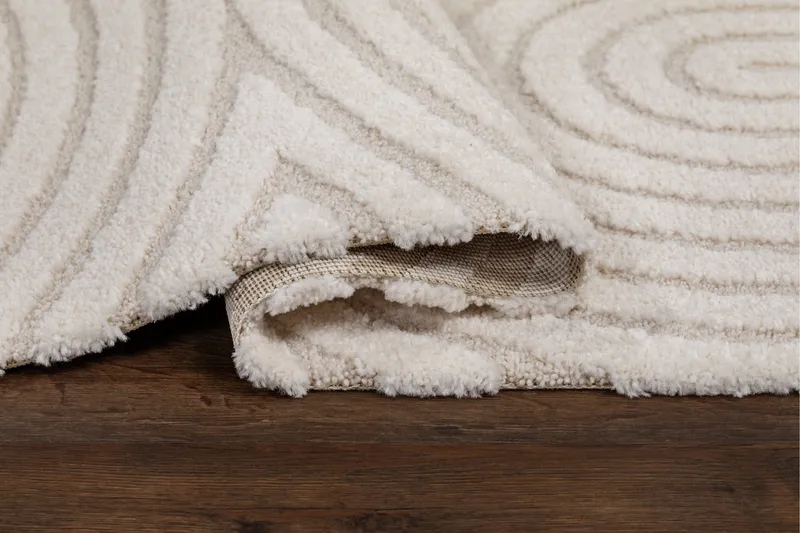 Genova Zen Wiltonmatta 240x340 cm - Vit - Textil & mattor - Mattor - Modern matta - Friezematta
