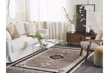 Geyve Bomullsmatta 140x200 cm - Beige - Textil & mattor - Mattor - Modern matta - Bomullsmatta