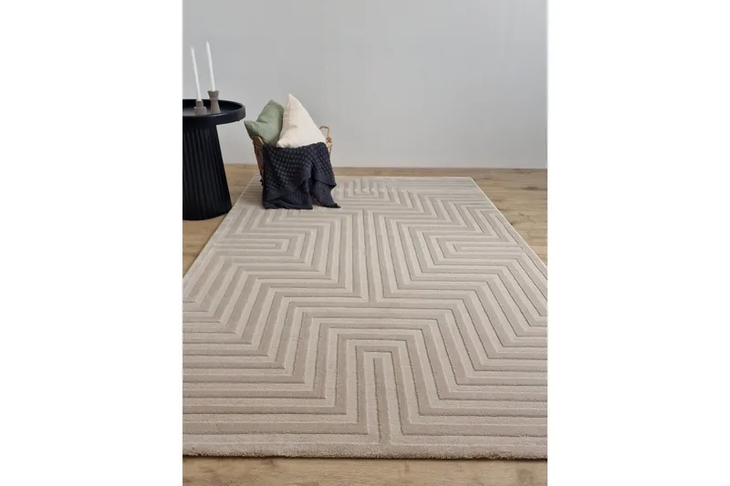 Ritz Wiltonmatta 160x230 cm Rektangulär - Linne - Textil & mattor - Mattor - Modern matta - Friezematta