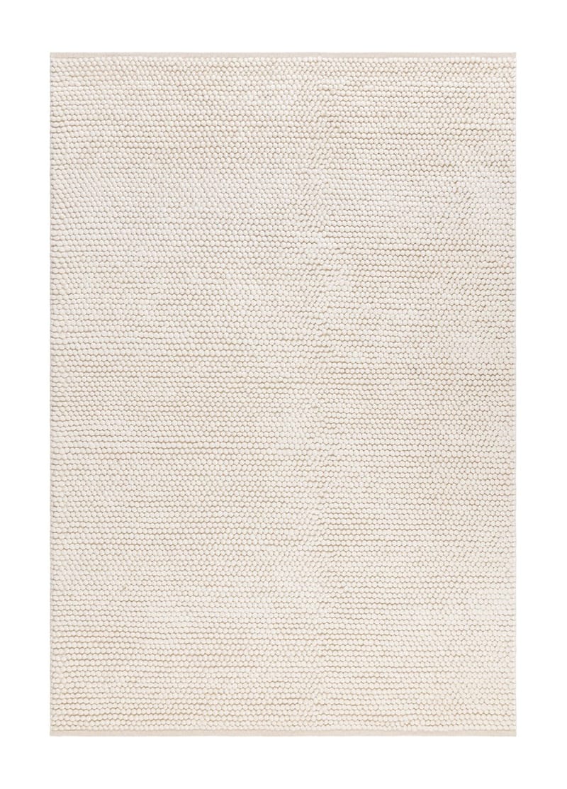 Handvävd Matta Bubble 140x200 cm, Creme