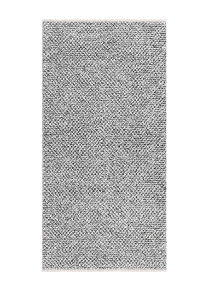 Handvävd Matta Bubble 75x150 cm - Grå - Textil & mattor - Mattor - Modern matta - Ullmatta