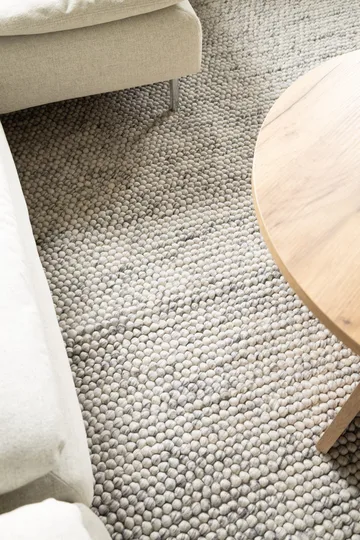 Handvävd Matta Bubble Kvadratisk 300x300 cm - Grå Melange - Textil & mattor - Mattor - Modern matta - Ullmatta