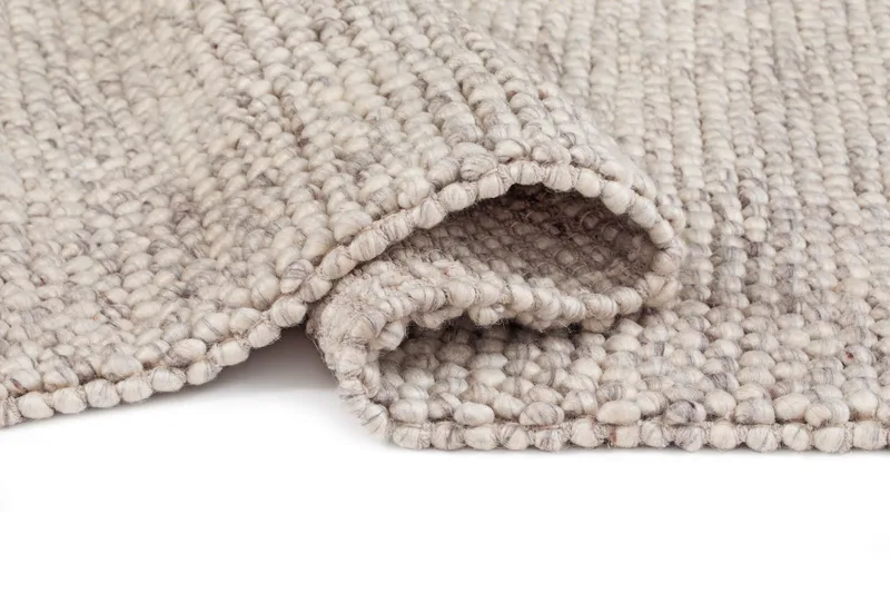 Handvävd Matta Bubble Rund 120 cm - IvoryMelange - Textil & mattor - Mattor - Modern matta - Ullmatta