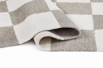 Handvävd Matta Nordic Check 240x340 cm - Grå - Textil & mattor - Mattor - Modern matta - Ullmatta