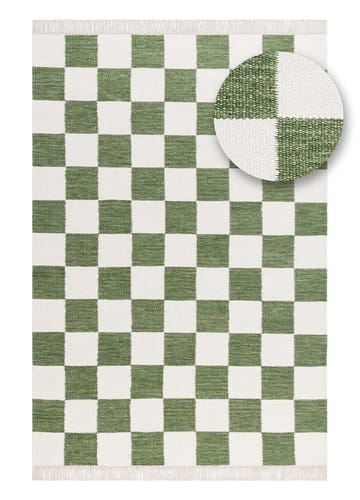 Handvävd Matta Nordic Check 240x340 cm - Smaragdgrön - Textil & mattor - Mattor - Modern matta - Ullmatta