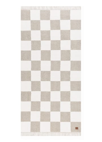 Handvävd Matta Nordic Check 75x200 cm - Grå - Textil & mattor - Mattor - Modern matta - Ullmatta