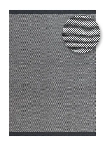 Handvävd Matta Sandhamn 140x200 cm - Indigoblå - Textil & mattor - Mattor - Modern matta - Ullmatta