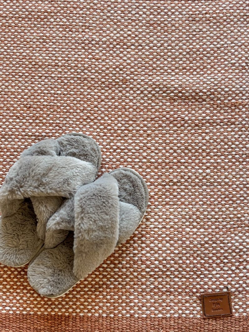 Handvävd Matta Sandhamn 140x200 cm - Terracotta - Textil & mattor - Mattor - Modern matta - Ullmatta