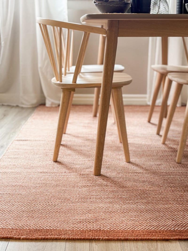 Handvävd Matta Sandhamn 140x200 cm - Terracotta - Textil & mattor - Mattor - Modern matta - Ullmatta