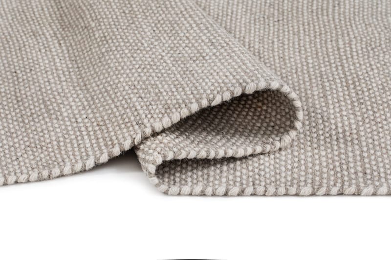 Handvävd Matta Sandhamn 200x200 cm - Silver - Textil & mattor - Mattor - Modern matta - Ullmatta