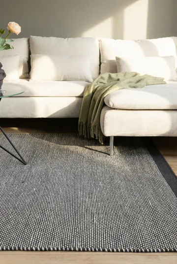 Handvävd Matta Sandhamn 240x340 cm - Indigoblå - Textil & mattor - Mattor - Modern matta - Ullmatta