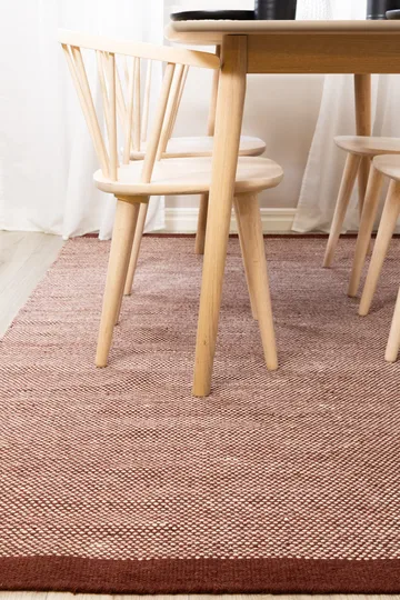 Handvävd Matta Sandhamn 240x340 cm - Marsala - Textil & mattor - Mattor - Modern matta - Ullmatta