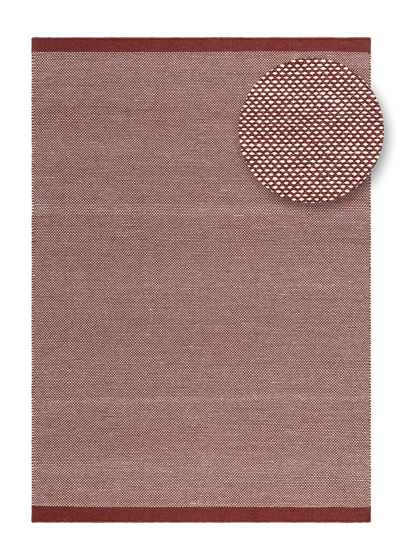 Handvävd Matta Sandhamn 240x340 cm - Marsala - Textil & mattor - Mattor - Modern matta - Ullmatta