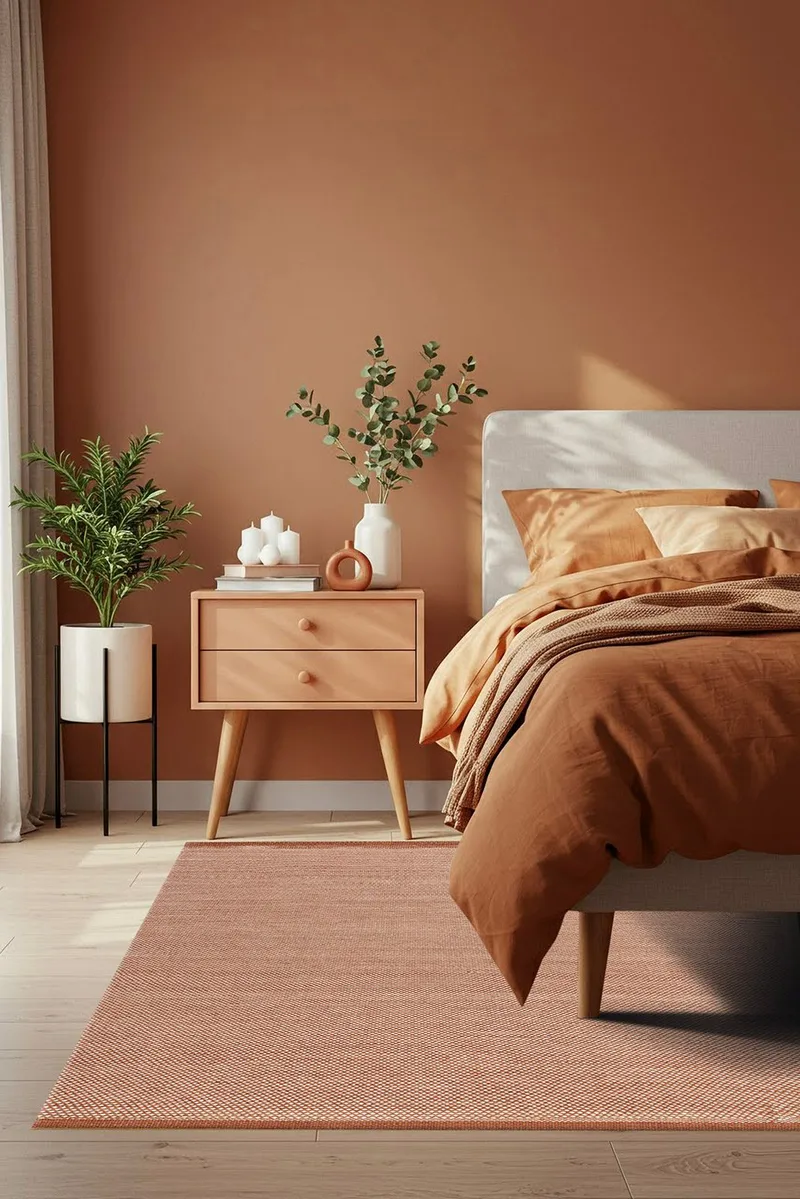 Handvävd Matta Sandhamn 300x400 cm - Terracotta - Textil & mattor - Mattor - Modern matta - Ullmatta
