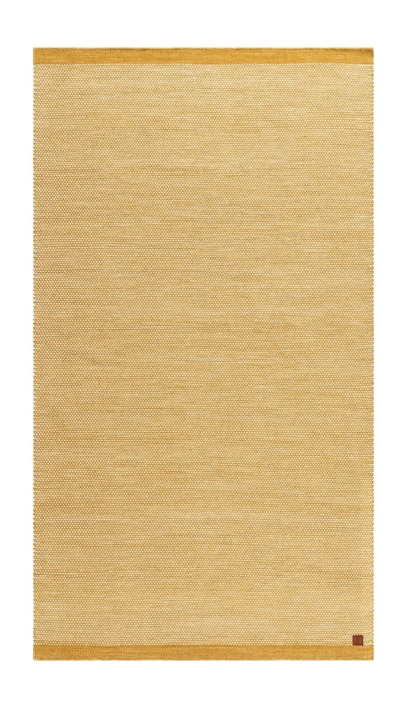 Handvävd Matta Sandhamn 75x150 cm, Ockragul