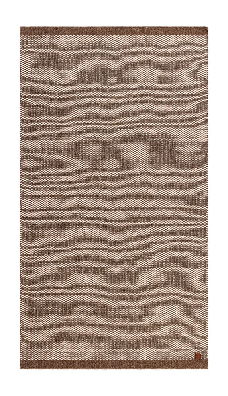 Handvävd Matta Sandhamn 75x230 cm, Mörklinne