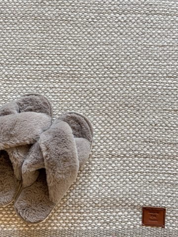 Handvävd Matta Sandhamn 75x230 cm - Silver - Textil & mattor - Mattor - Modern matta - Ullmatta