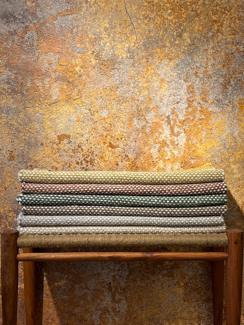 Handvävd Matta Sandhamn 75x230 cm - Silver - Textil & mattor - Mattor - Modern matta - Ullmatta