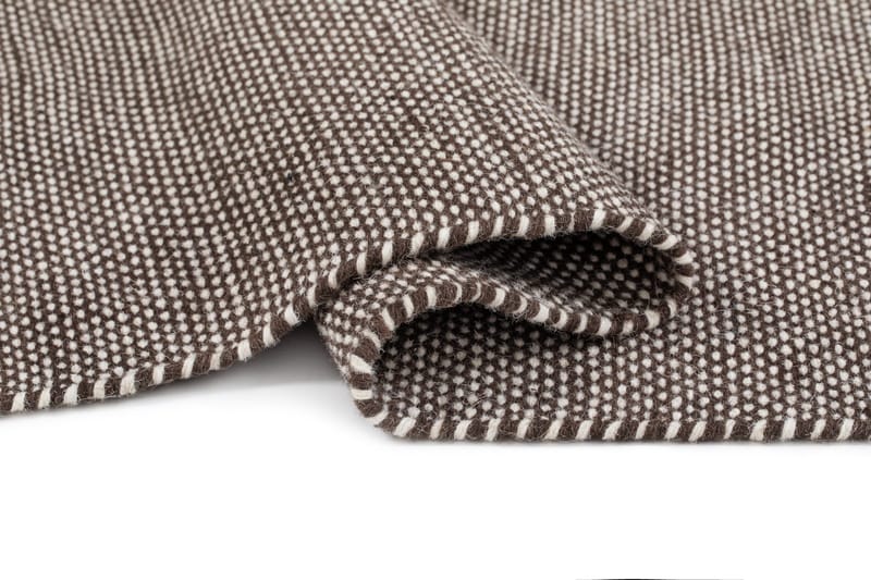Handvävd Matta Sandhamn Kvadratisk 200x200 cm - Choklad - Textil & mattor - Mattor - Modern matta - Ullmatta