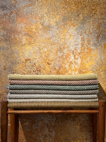Handvävd Matta Sandhamn Kvadratisk 200x200 cm - terrakotta - Textil & mattor - Mattor - Modern matta - Ullmatta