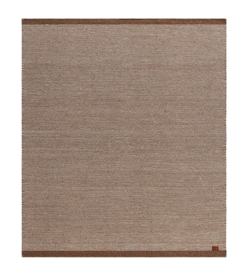 Handvävd Matta Sandhamn Kvadratisk 250x250 cm - Mörklinne - Textil & mattor - Mattor - Modern matta - Ullmatta