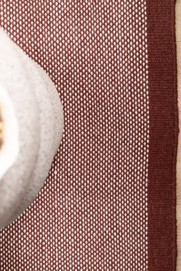 Handvävd Matta Sandhamn Kvadratisk 250x250 cm - Marsala - Textil & mattor - Mattor - Modern matta - Ullmatta