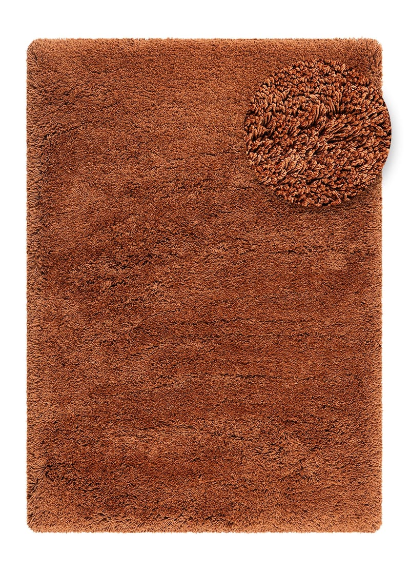 Handvävd Matta Sorrento 160x230 cm - Terracotta - Textil & mattor - Mattor - Modern matta - Ryamatta & luggmatta