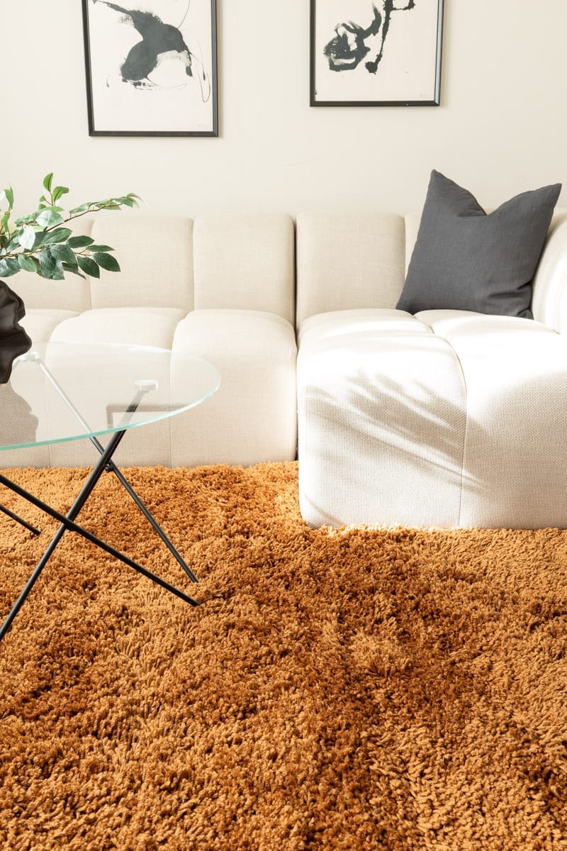 Handvävd Matta Sorrento 160x230 cm - Terracotta - Textil & mattor - Mattor - Modern matta - Ryamatta & luggmatta