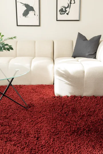 Handvävd Matta Sorrento 200x300 cm - Marsala - Textil & mattor - Mattor - Modern matta - Ryamatta & luggmatta