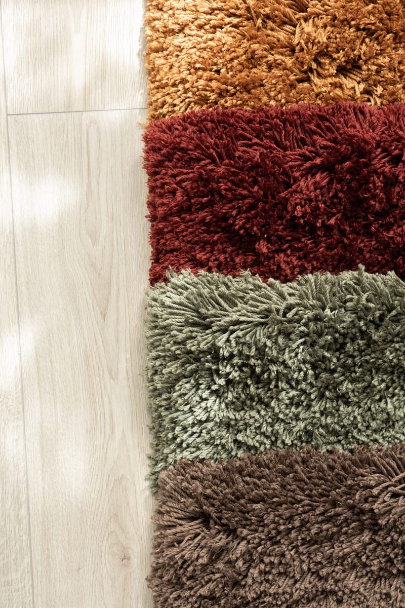 Handvävd Matta Sorrento 200x300 cm - Smaragdgrön - Textil & mattor - Mattor - Modern matta - Ryamatta & luggmatta