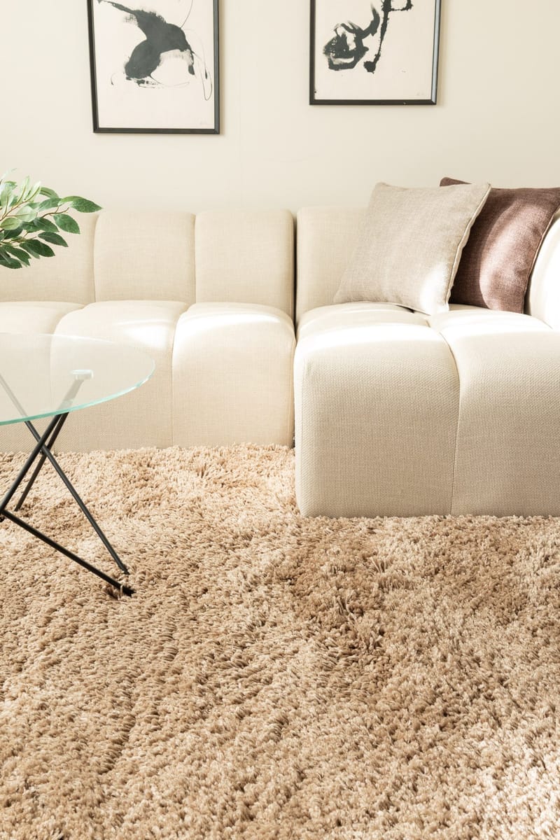 Handvävd Matta Sorrento 240x340 cm - Linne - Textil & mattor - Mattor - Modern matta - Ryamatta & luggmatta