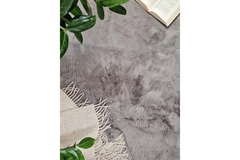 Heaven Ryamatta 200 cm Rund Antracit - Antracit - Textil & mattor - Mattor - Modern matta - Ryamatta & luggmatta