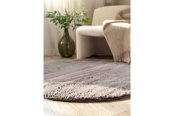 Heaven Ryamatta 200 cm Rund Antracit - Antracit - Textil & mattor - Mattor - Modern matta - Ryamatta & luggmatta