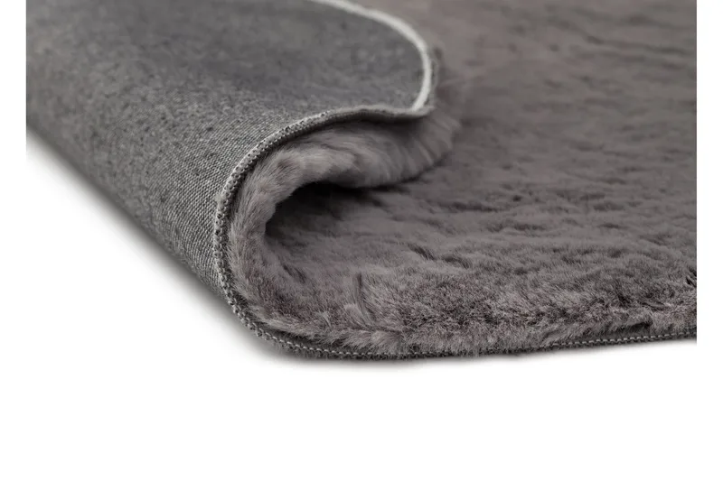 Heaven Ryamatta Antracit rund 160 - Antracit - Textil & mattor - Mattor - Modern matta - Ryamatta & luggmatta