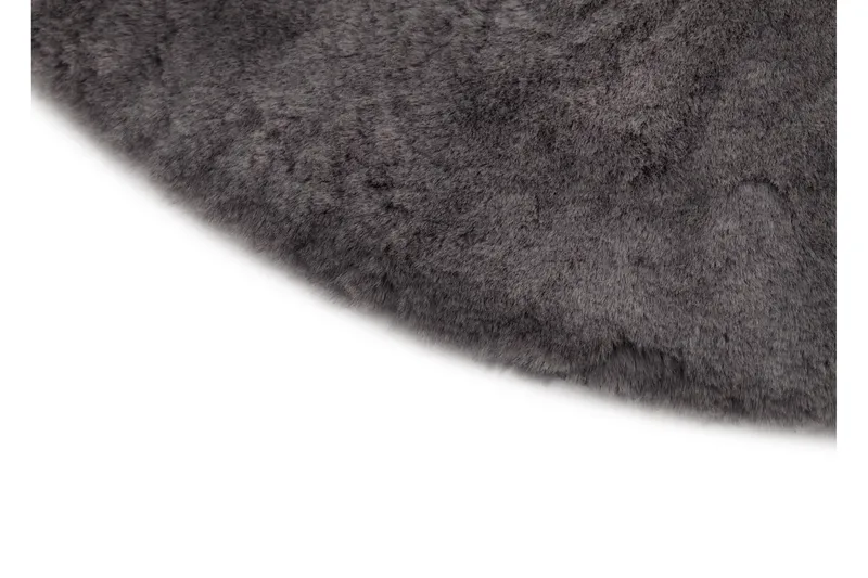 Heaven Ryamatta Antracit rund 160 - Antracit - Textil & mattor - Mattor - Modern matta - Ryamatta & luggmatta