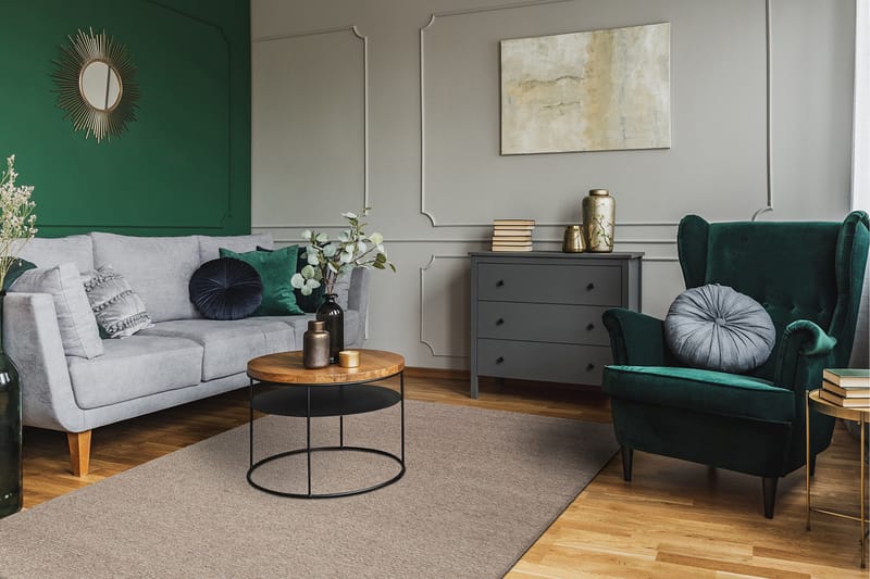 Skagen Ullmatta 200x300 cm - Linne - Textil & mattor - Mattor - Modern matta - Ullmatta
