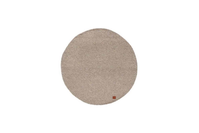 Skagen Ullmatta Rund 160 cm - Linne - Textil & mattor - Mattor - Modern matta - Ullmatta