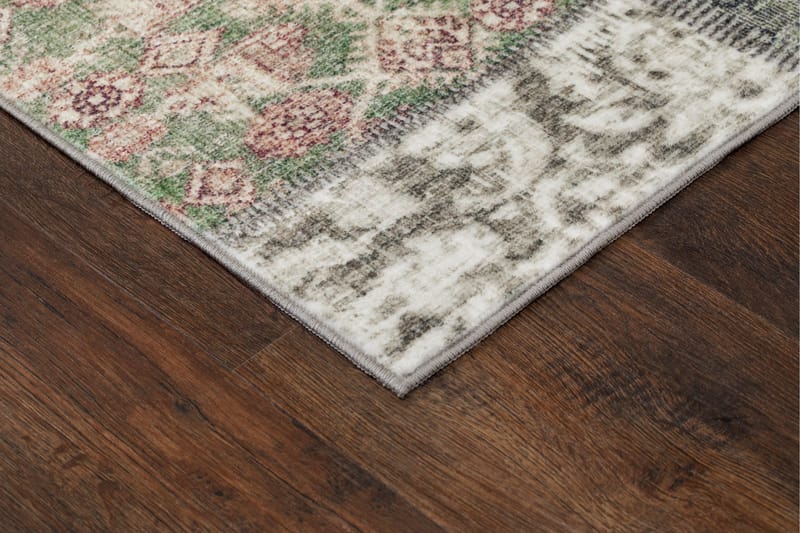 Tarfaya Friezematta 80x300 cm - Grön - Textil & mattor - Mattor - Orientaliska mattor - Patchwork matta