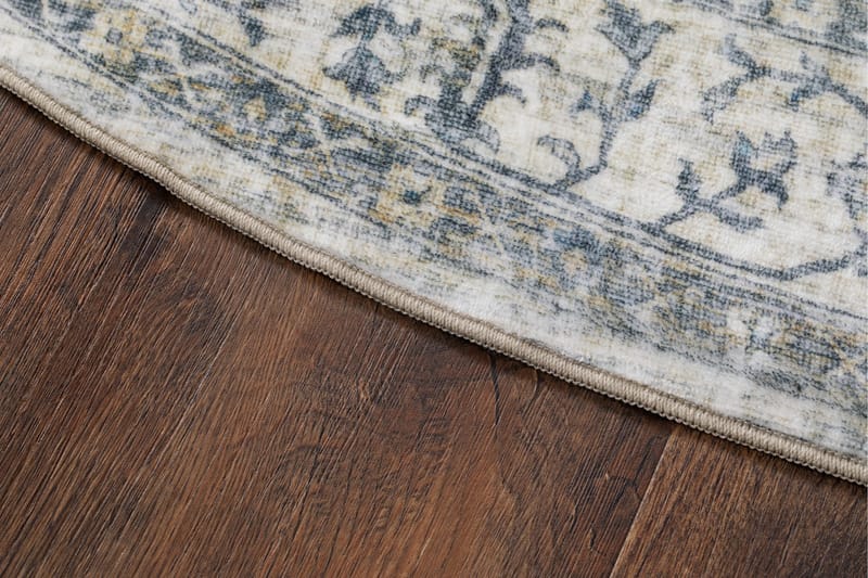 Tarfaya Friezematta Rund 240 cm - Natur - Textil & mattor - Mattor - Orientaliska mattor - Persisk matta