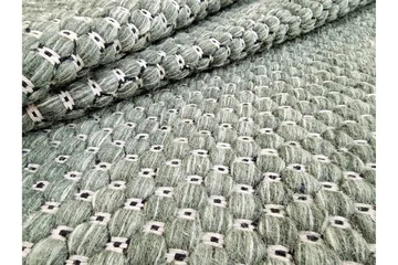 Torekov Ullmatta Rund 200 cm - Grön - Textil & mattor - Mattor - Modern matta - Ullmatta