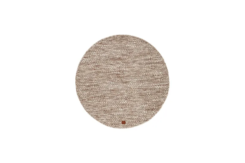 Torekov Ullmatta Rund 240 cm - Nougat - Textil & mattor - Mattor - Modern matta - Ullmatta
