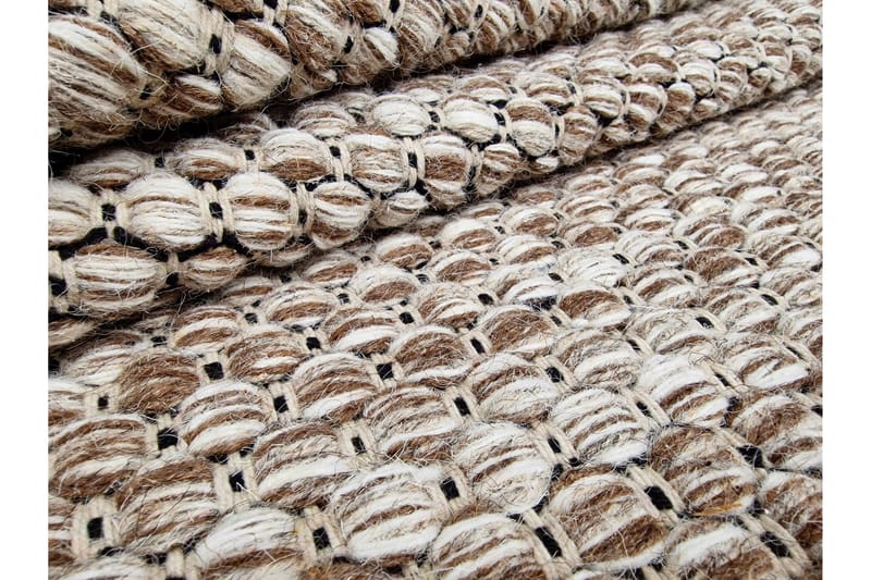 Torekov Ullmatta Rund 240 cm - Nougat - Textil & mattor - Mattor - Modern matta - Ullmatta