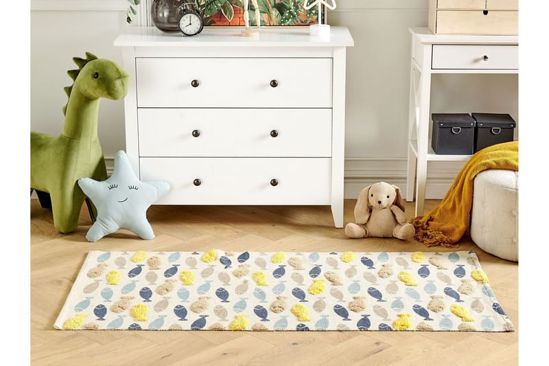Ipuh Bomullsmatta 80x150 cm - Beige - Textil & mattor - Barntextilier - Barnmatta & lekmatta