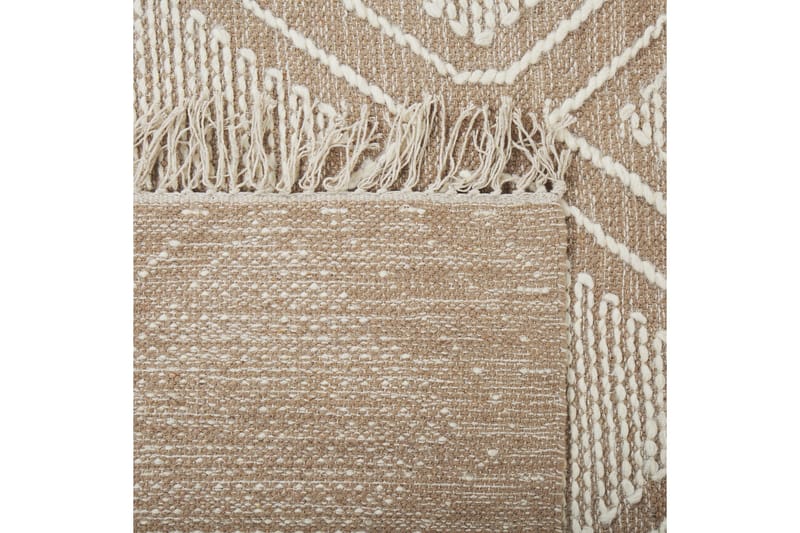 Kacem Bomullsmatta 160x230 cm - Beige - Textil & mattor - Mattor - Modern matta - Bomullsmatta