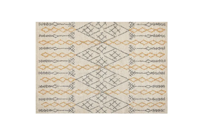 Kadapa Bomullsmatta 160x230 cm - Gul - Textil & mattor - Mattor - Modern matta - Bomullsmatta
